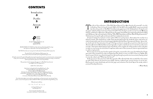 The Wall Street Journal First-Rate Sunday Crosswords: 72 AAA-Rated Puzzles (Wall Street Journal Crosswords, 7) - Image 3