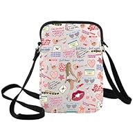 【PREMIUM MATERIAL】: Crafted from high-quality canvas, our cross body bag offer excellent durability.The exterior of each cross bosy bag features a protective waterproof coating.This coating helps prevent water from penetrating the fabric, keeping you...