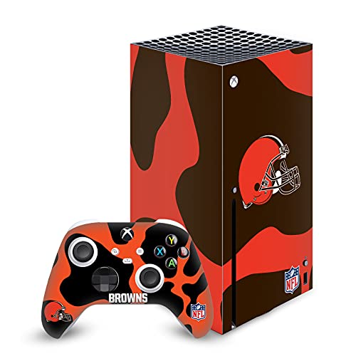 Skin NFL Cleveland Browns Xbox Series X pour protéger et personnaliser son pack