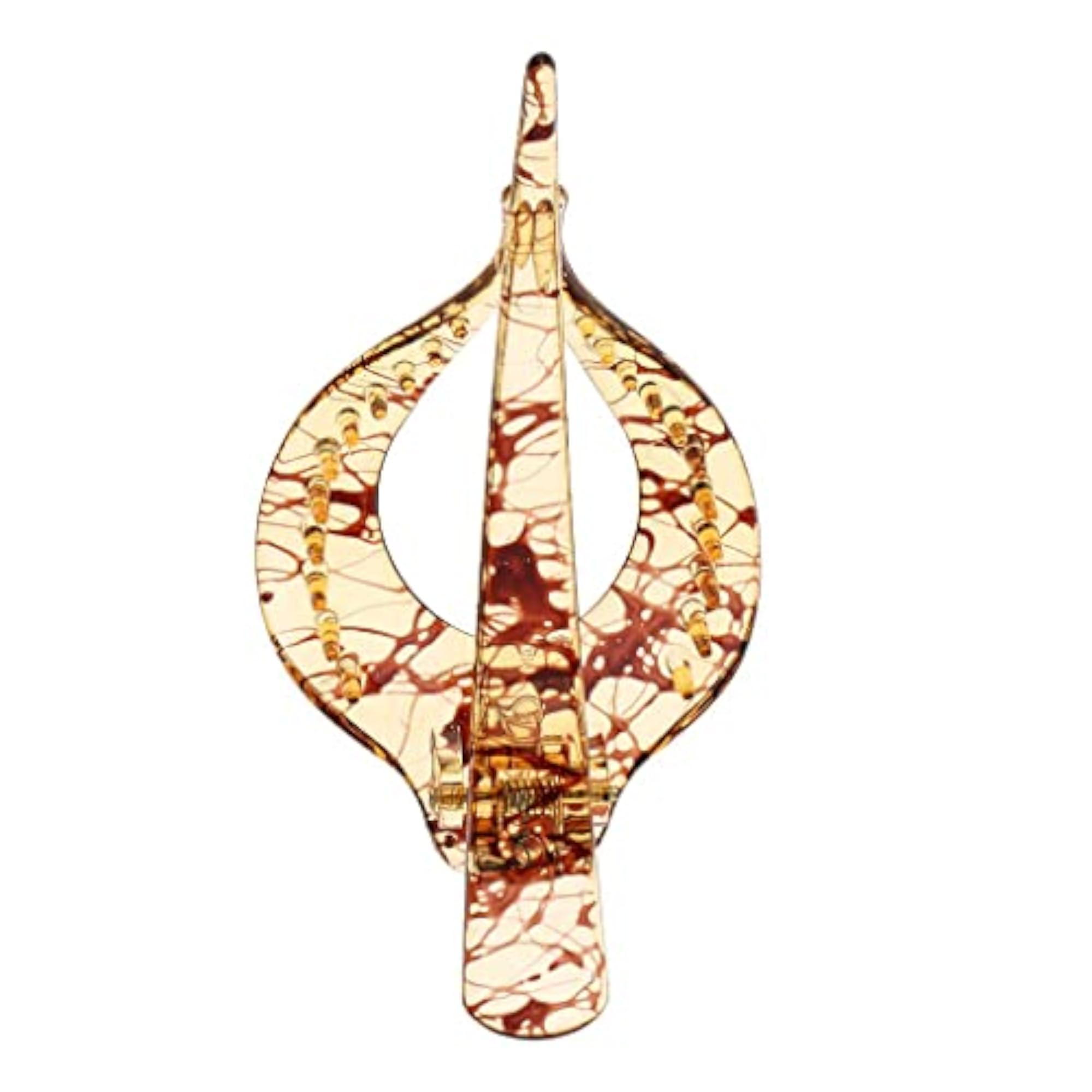 Large Heart Shaped Acrylic Hair Claw Clip, Elegant Accessory