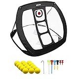 MESIXI Pop Up Golf Chipping Net | Perfect Golf Gifts for Men Kids,Outdoor Indoor Mini Putting Green Golfing Target Accessories Backyard Practice Swing Funny Game with 15 Training Balls