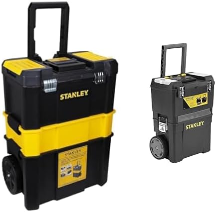 Essential Rolling Workshop Toolbox, 3 Tier Stackable Units, STST1-80151 & Mobile Work Centre Toolbox, 2 Tier Stackable Units, 1-93-968