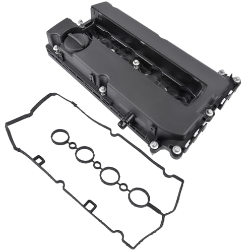 Image of Engine Valve Cover Replacement for Cruze 2010-2016 Aveo /Aveo5 2009-2011 | Replacement for Sonic Pontiac G3 Saturn Astra 1.8 1.6L, 55564395, 55558673, with Gasket & Cap