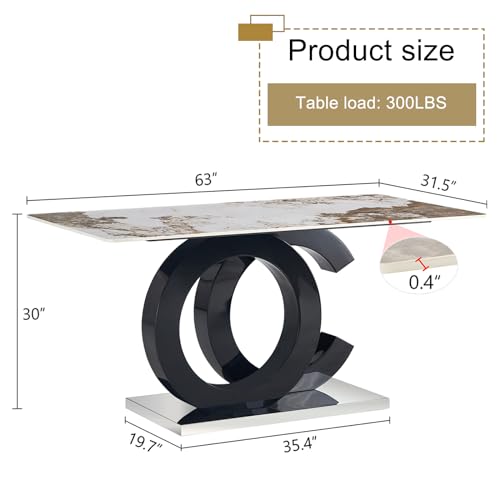 Luxury Marble Dining Table Extendable