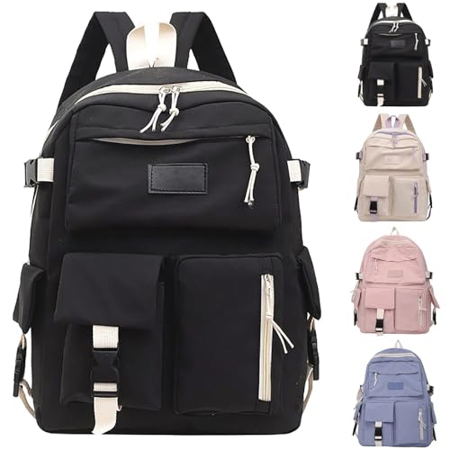 Chest Bag Shoulder Crossbody Bag Large Capacity Multifunctional Backpack USB Charging Backpack Travel (Red, One Size)4