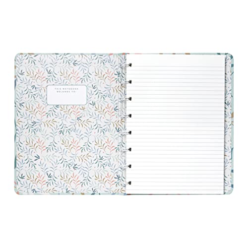 Filofax Botanical Collection, Refillable Notebook, A5 Size, 112 Ruled, Repositionable Pages, 56 Sheets, Mint (B179519U) by Filofax - Image 3
