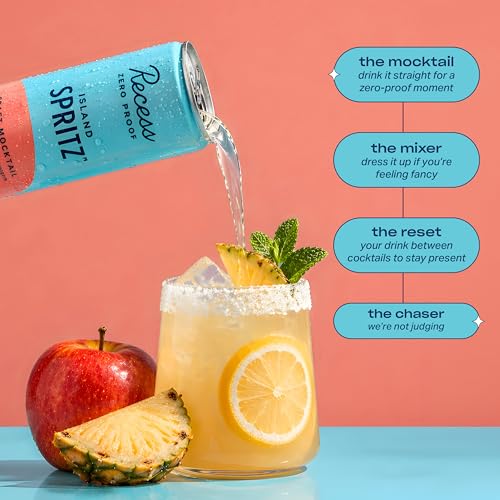 Image of Recess Zero Proof Island Spritz Mocktail, 12 Pack