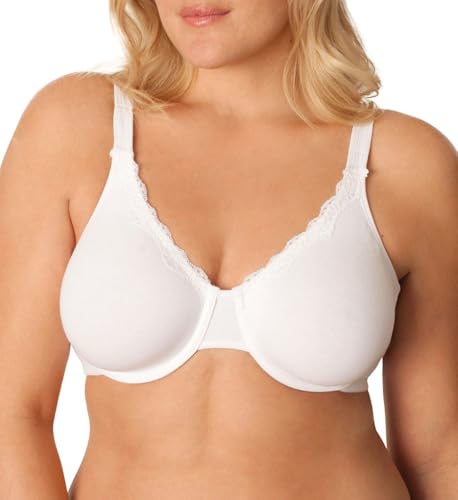 Image of Fruit of the Loom Women's Unlined Underwire Bra - Cotton & Spandex Blend for Natural Shape and Flexibility