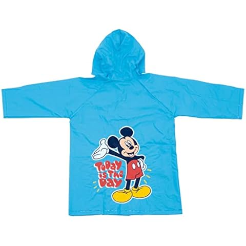 Requeteguay Urban RU Waterproof Mickey Mouse for Children | Mickey Mouse Jacket with Hood and Zip with Locks, blue, 4 Years Cover