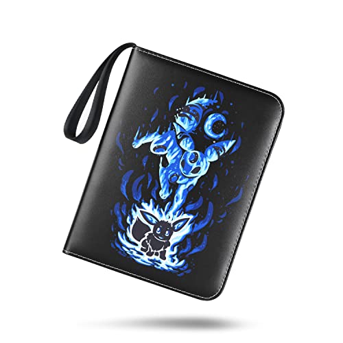 TONESPAC Sammelalbum für Fußball Karten Sammelkarten Album for Ninjago Karten 400 Taschen Kartenordner kompatibel Mit Yugioh Karten Mappe kompatibel Inhaber Album Binder - Elf Cover