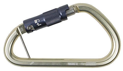 Gemtor Carabiner, Aluminum, 350 lb, 40 kN