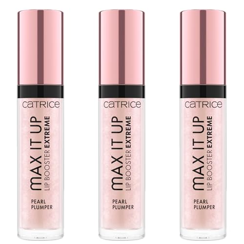 Catrice Max It Up Lip Booster Extreme, Nr. 070, Pink, Extremes Volumen, vergrößernd, glänzend, transluzent, vegan, ohne Konservierungsstoffe, ohne Parabene, ohne Mikroplastikpartikel, 3er Pack (3x4ml)
