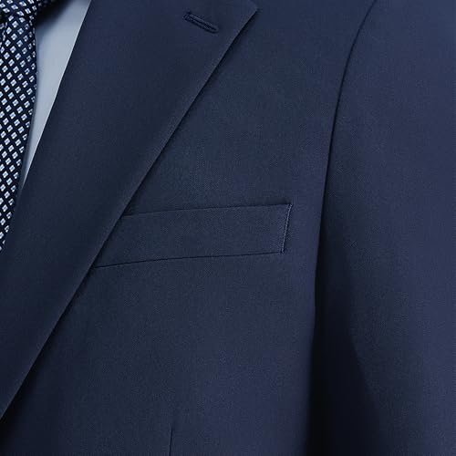 Image of Haggar Mens The Active Series Classic Fit Gabardine Blazer (Regular and Big and Tall Sizes)
