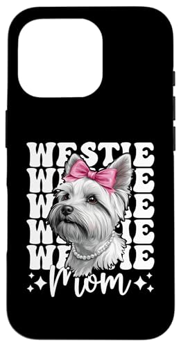Westie Mom �E�G�X�g�n�C�����h�e���A �� ��̓� �R�P�b�g �X�}�z�P�[�X iPhone 16 Pro �p