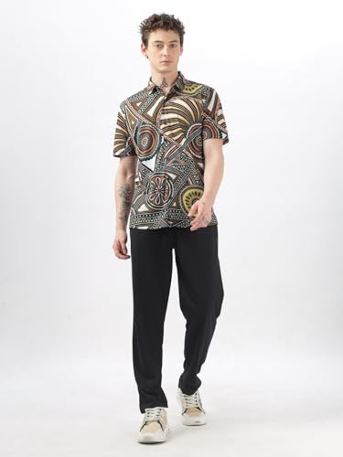 Image of BULLMER Trendy Clothing Set with Shirt & Pants Co-ords for Men