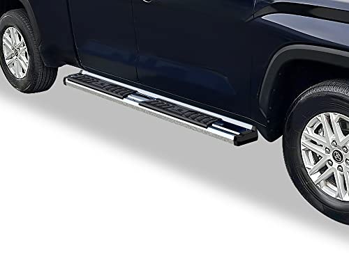 Estribos estilo OE cromados para Toyota Tundra 2022-2026 Doble Cabina miniatura 4