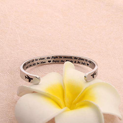 Portachiavi a forma di aereo con scritta in lingua...