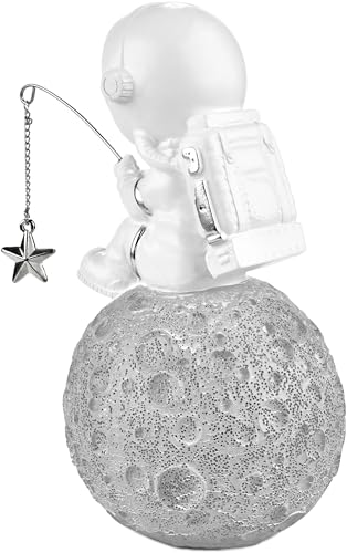 Figura Decorativa Astronauta Sentado en la Luna 17.3 cm miniatura 2