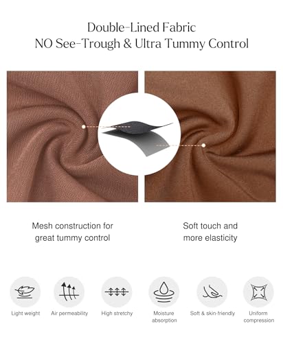 Image of Popilush Shapewear Bodysuits for Women Tummy Control Body Suits Corset Tops