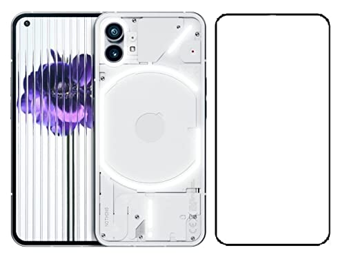 Image of Advanced Full Glue Tempered Glass Protector for Nothing Phone (1) | Edge to Edge Screen Protector Guard Protector, Pack of 1