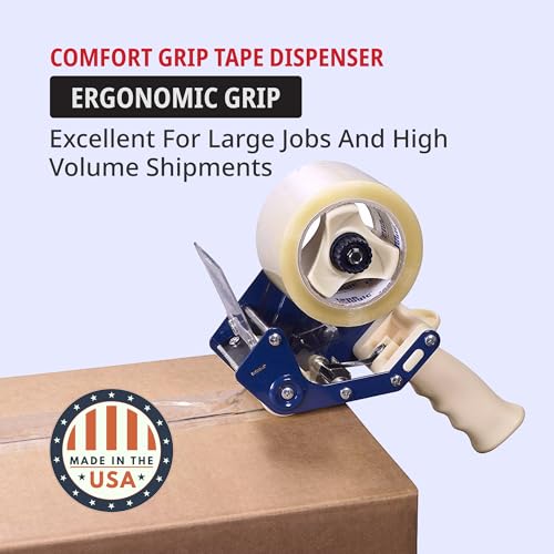Image of Tape Logic 2 Inch Packing Tape Dispenser Gun for Shipping Tape, Packaging Tape, Moving Tape, Box Tape, Carton Sealing, Mailing, Order Fulfillment, Warehouse, Office & Home Packing Supplies