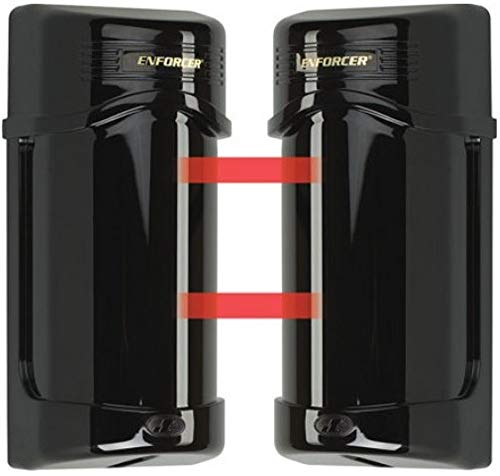 Seco-Larm E-960-D290Q Enforcer Twin Photobeam Detectors with Laser Beam Alignment, 290-590 Feet Sensing Range, NC/NO Alarm Output, N.C. Tamper Circuit Included, Non-polarized Power Inputs