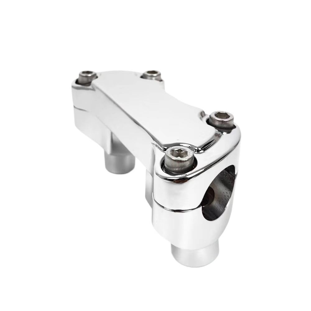 Wsporniki kierownicy Zacisk Podwyższający Kierownicę O Średnicy 1 Cala Pasuje Do Harley Softail Dyna Street Bob Sportster 883Iron Riser zacisk(A3 Chrome)