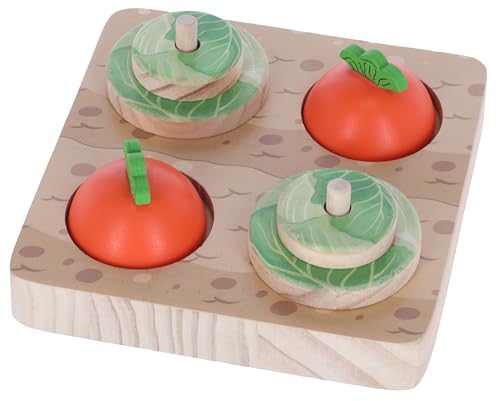 Kerbl Pet Denk- und Lernspielzeug Veggie, Für Kaninchen und Hasen, Zwei Schwierigkeitsstufen, Reduziert Stress, Natur, 15x15x6 cm Kerbl Pet Denk- und Lernspielzeug Veggie, Für Kaninchen und Hasen, Zwei Schwierigkeitsstufen, Reduziert Stress, Natur, 15x15x6 cm