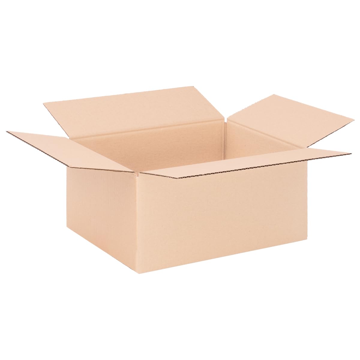 verpacking Faltkartons 570 x 295 x 290 mm Braun (Außenmaß 575 x 300 x 300 mm) KK 111 1-wellig Versandkarton für mittelgroße Waren DHL Paket DPD GLS Hermes Kartons (75 Stück)