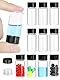 COTOM 5ml Fläschchen Transparente Probenahme Glasflaschen mit Schraubverschluss Lecksichere Probe Glasflasche（10pcs）