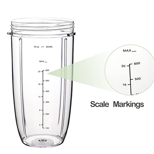 Vasos de Repuesto para Licuadora Nutribullet 32oz miniatura 2