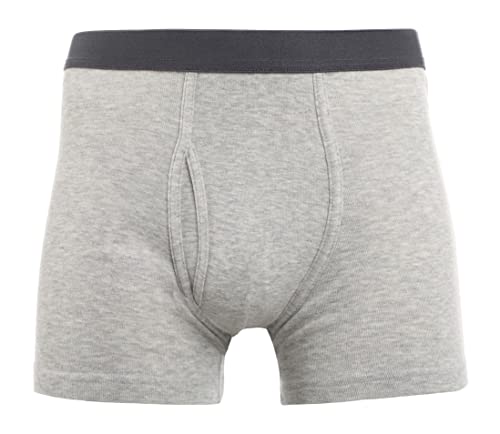 Mens Underwear Boxer Brief | Cotton Rich, Ultra Soft, Breathable | Fly Opening Design | 4/8-pack (Made in Egypt)3