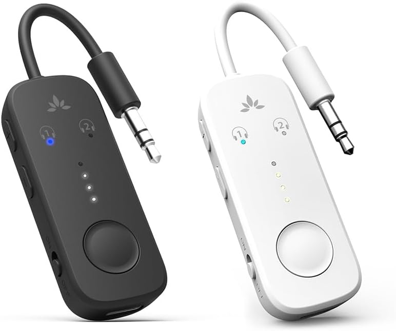Amazon.com: Avantree Relay - 2 Pack of Airplane Bluetooth 5.3 Adapter ...
