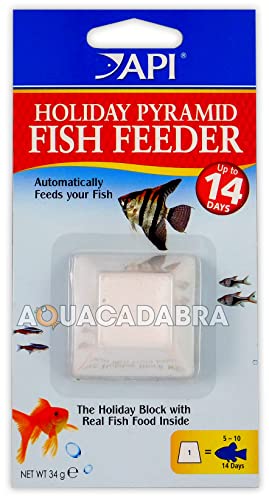 API VACATION PYRAMID FISH FEEDER 14-Day 1.2-Ounce...