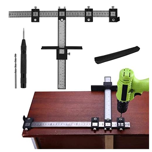 Adjustable Cabinet Hardware Drill Template