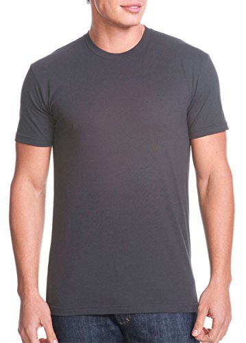 Next Level Men's Premium CVC Tee,Charcoal,Large