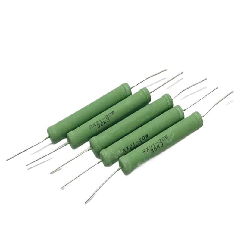 Résistance bobinée 20W résolvant les surcharges de tension, modèle 40R RX21 en pack de 5