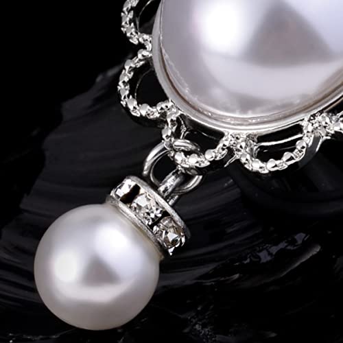 KUBOOZ Pearl Pendant Ear Piercing Jewelry Stainless Steel Tunnels and Plugs Ear Expander Reamer Guages 00g by KUBOOZ - Used condition - Image 3