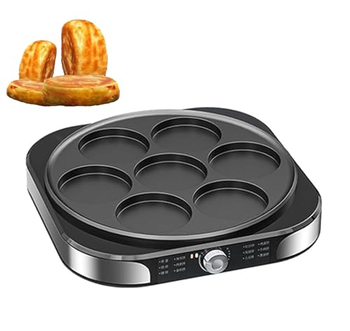 Crepera eléctrica – Plancha antiadherente de 40 cm con control de temperatura, ideal para panqueques, roti, huevos y más
