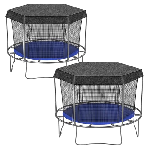 Housse de protection pour trampoline 14 pieds avec corde - 2
