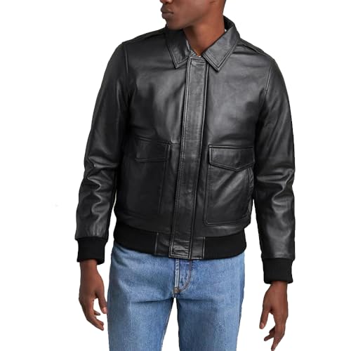 スティッチ!✨80s a-2 real leather jacket Rare Vintage 80s Ace Leather A-2 Type Retro Style Cropped