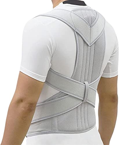 FUHULU Postural Belt Correction Belt Shoulder Corrector Posture Corrector Invisible Orthopedic Corset Straight Back Support and Shoulder Straightener Elastic Band(L)