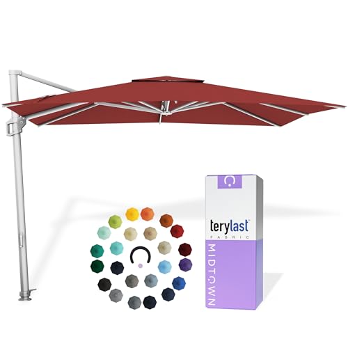 Image of Midtown Umbrellas Grande Square - 9 x 9 Ft Cantilever Umbrella