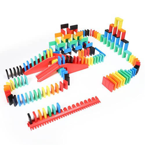 Bulk Dominoes Pro-Domino Kit | Dominoes Set, STEM STEAM Small Toys, Family Games for Kids, Toys, Building, Toppling, Chain Reaction Sets (Starter) - Thumbnail 7