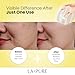 LA PURE Snail Mucin Mask – 10ct Korean Sheet Mask Pack for Signs of Aging, Aid Skin Repair & Hydration – Pure Snail Mask for Face with Collagen & Hyaluronic Acid – Cruelty-Free Hydrating Sheet Mask
