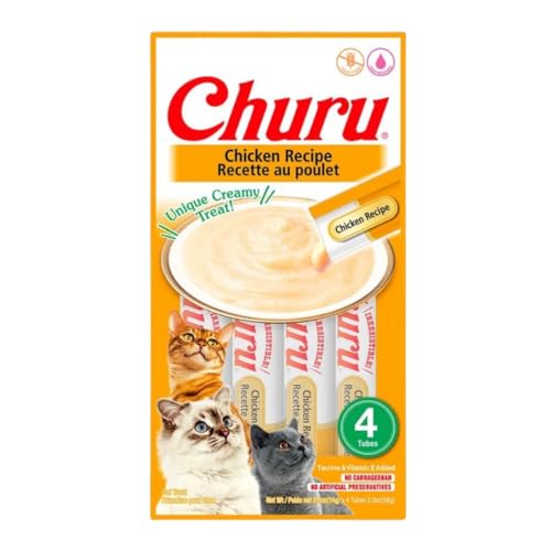 Display Churu Para Gatos Sabores 24 Tubetes Variados Petisco Alimento Natural