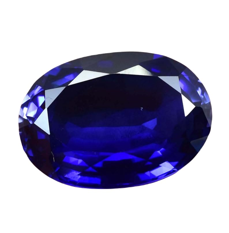 Saphir bleu ovale 10x12mm pour personnaliser votre bague diy