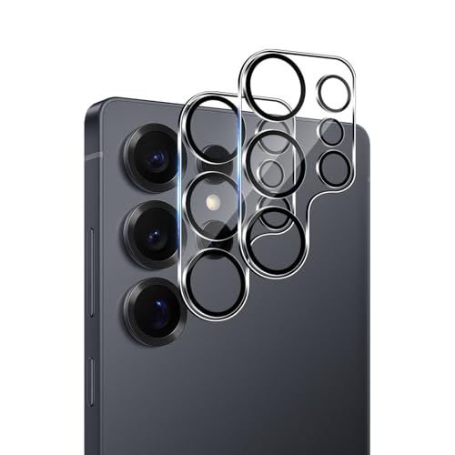 Wonsoso Camera Lens Protector for Samsung Galaxy S25 Ultra 2 Pack 9H Tempered Glass Ultra Clear HD Anti-Scratch Transparent Screen Lens Cover Case Friendly Does Not Affect Night Mode