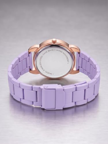 Image of Shocknshop Analog Women Watches Ladies Rose Gold Round Dial Metal Strap Wrist Watch for Woman and Girls -WCH196
