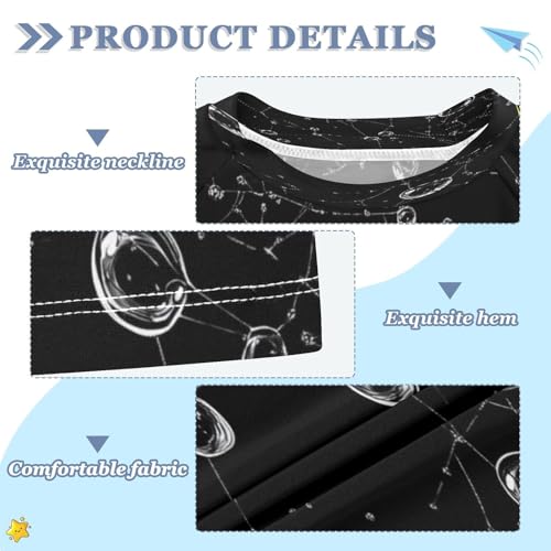 Boys Short Sleeve T-Shirts Cobweb Drop Water Rashguard Kids Swim Shirts Sun UPF 50+ Multicoloured3